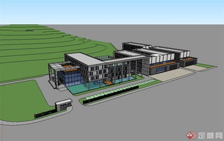 現(xiàn)代工業(yè)風(fēng)多層工廠SU模型在影視策劃中的創(chuàng)新應(yīng)用